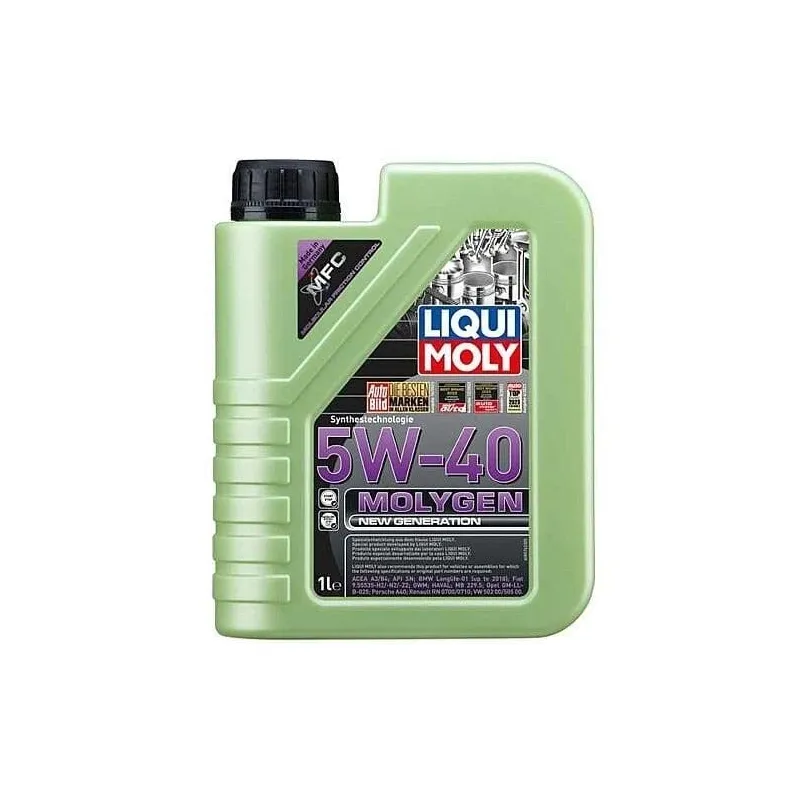 Motoreļļa Liqui Moly 5W - 40. sintētiskais. 1 l