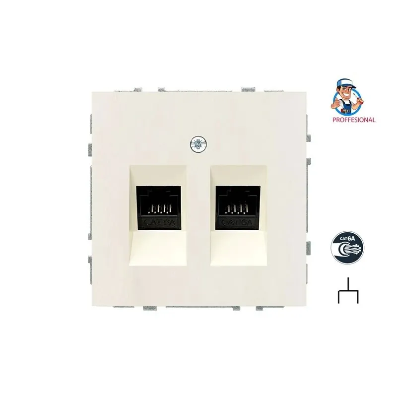 Datora ligzda LIREGUS MODERN. 2vt.. mat. smilšu krāsā