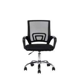 Darba krēsls Domoletti DR-OC-1218 Black, 58 x 59 x 84 - 94 cm, melna krās.