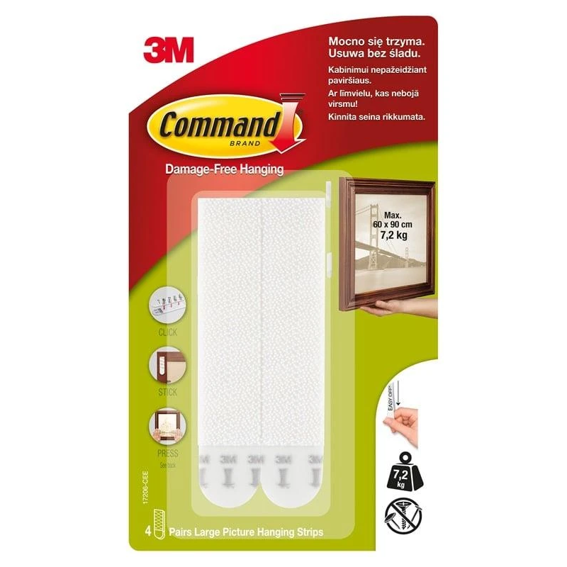 Command 17206 gleznu klipši/ l, 4 pāri