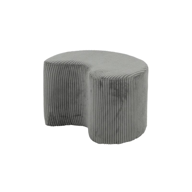 Pufs Domoletti 53000009207, pelēka-tumši pelēks, 44 cm x 55 cm x 36 cm