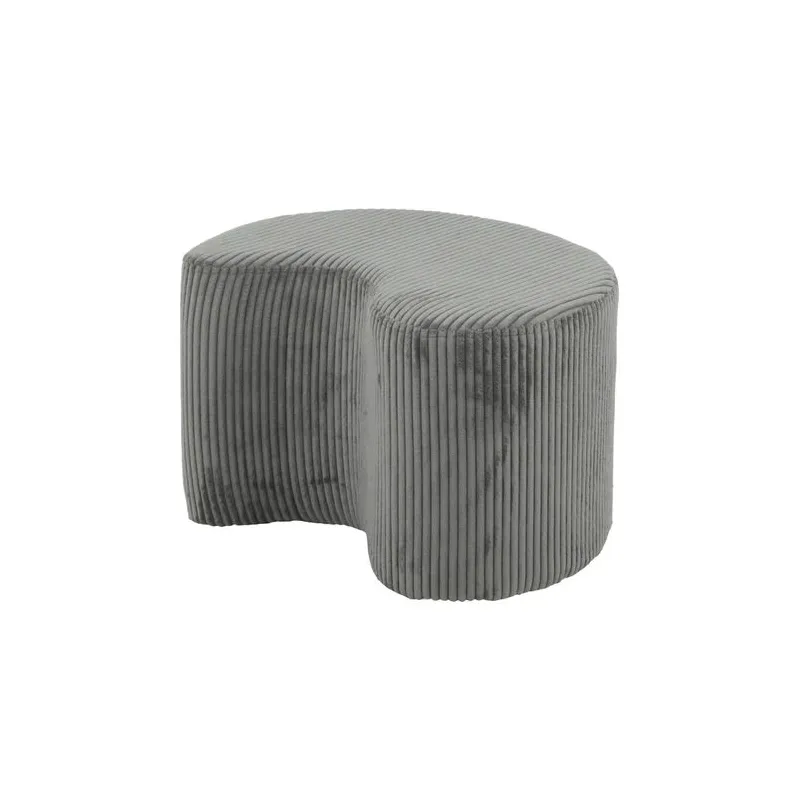 Pufs Domoletti 53000009207, pelēka-tumši pelēks, 44 cm x 55 cm x 36 cm