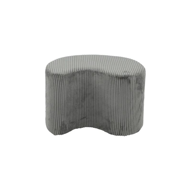 Pufs Domoletti 53000009207, pelēka-tumši pelēks, 44 cm x 55 cm x 36 cm