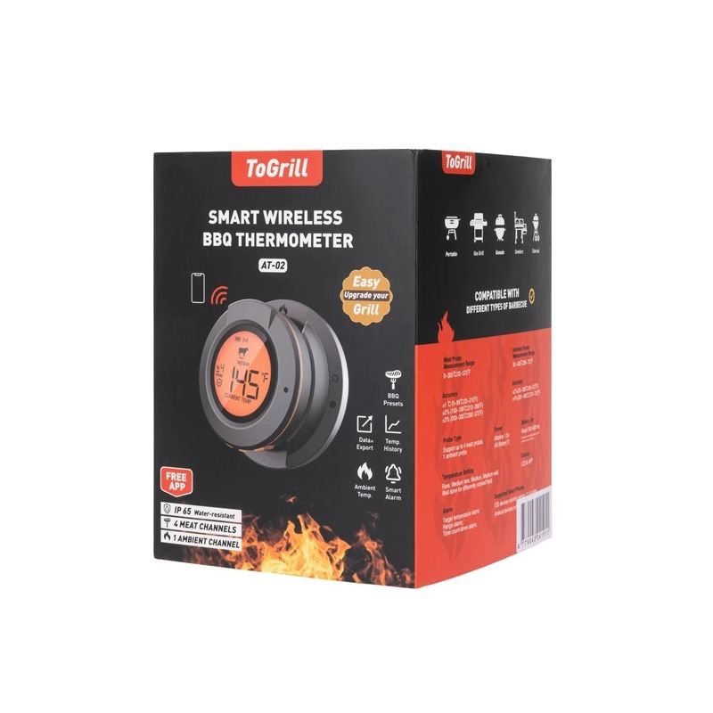 Termometras išmanusis hyper bbq at1