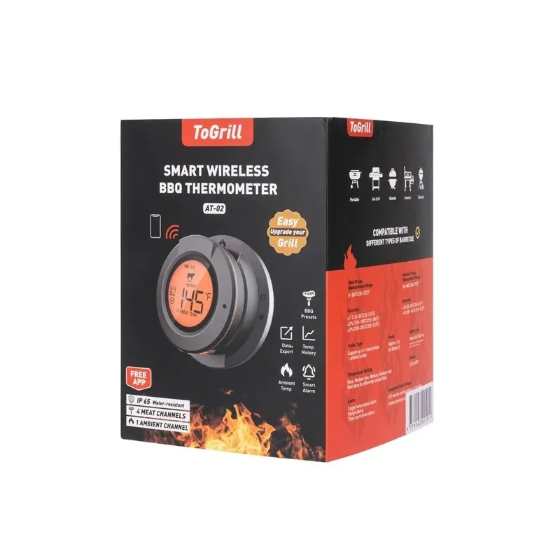 Termometrs HYPER BBQ AT1. 13 cm x 13 cm