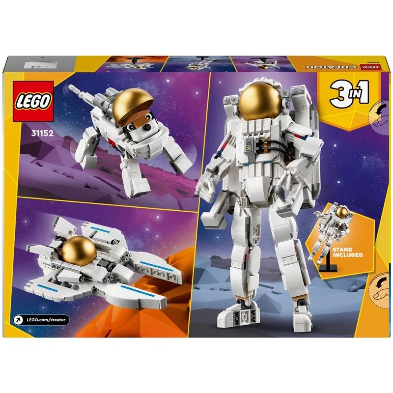 Konstruktorius LEGO Creator Astronautas kosmose 31152