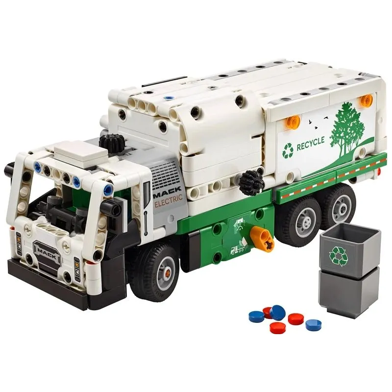Konstruktorius LEGO Technic Šiukšliavežė „Mack LR Electric“