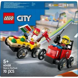 Toy construct lego fire truck race 60458