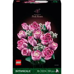 Constr lego pink roses 10374