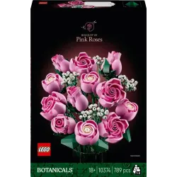 Constr lego pink roses 10374