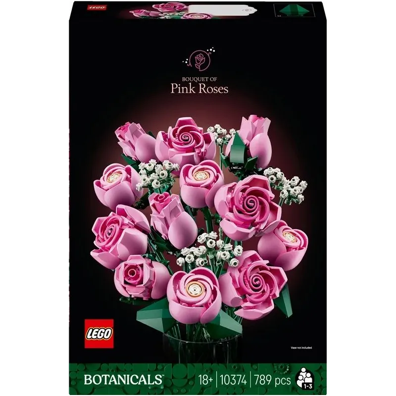 LEGO Botanicals rožu pušķa konstruktors 10374. 789 gab.