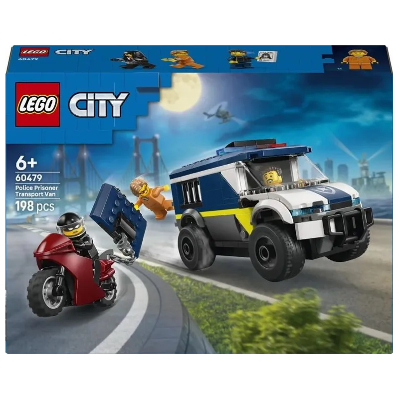 Konstruktorius LEGO City Policijos furgonas 60479. 198vnt.