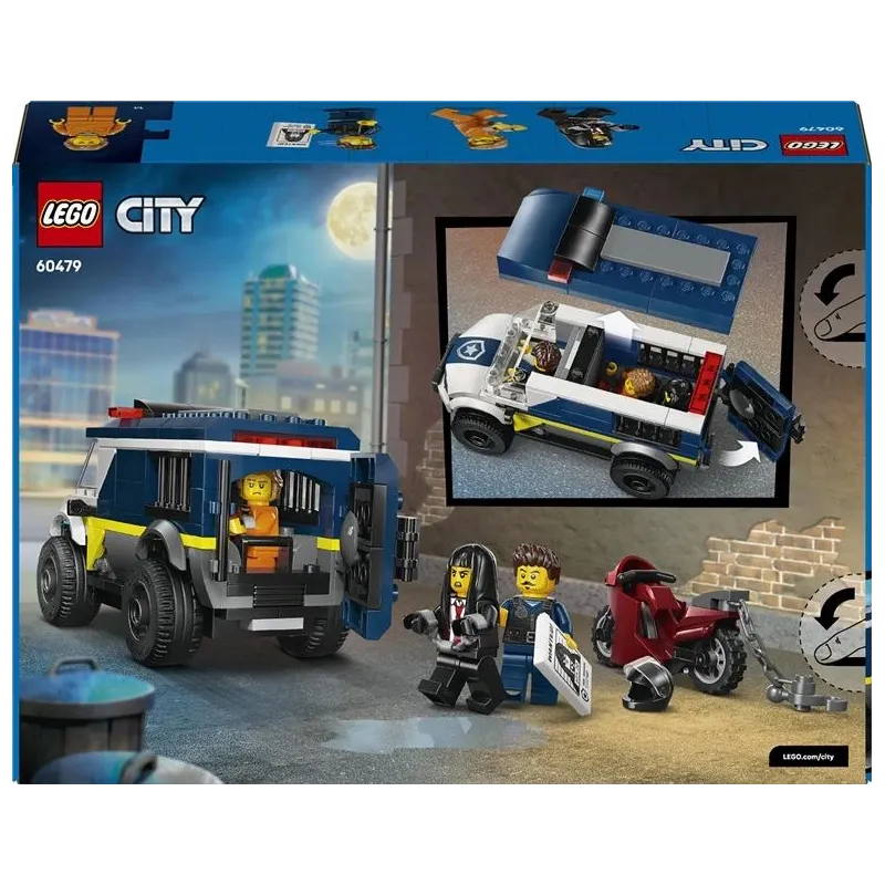 Konstruktorius LEGO City Policijos furgonas 60479. 198vnt.