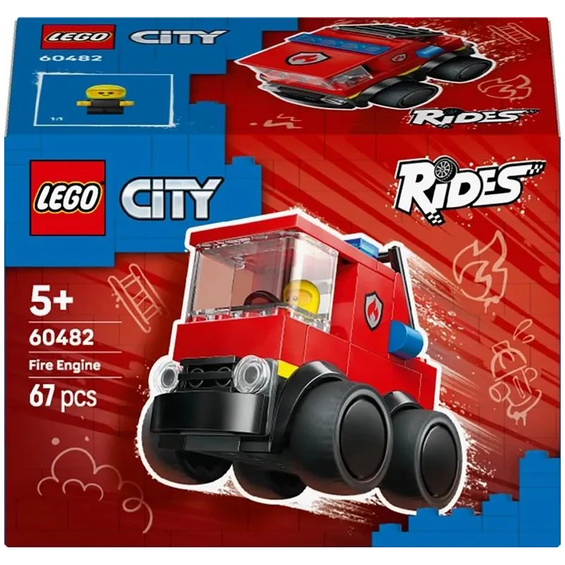 Konstruktors LEGO City kravas automašīna 60482. 67 gab.
