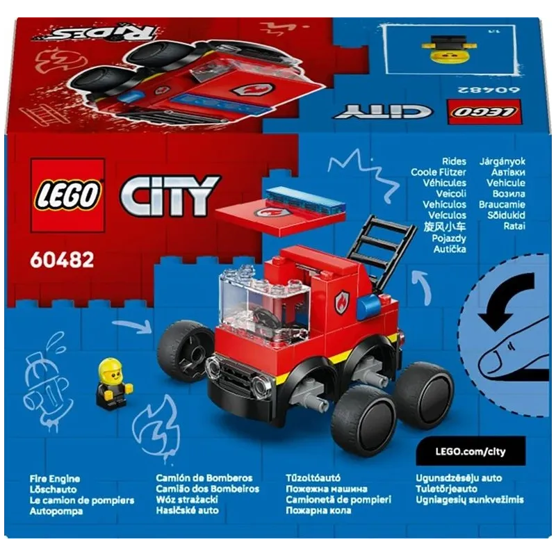Konstruktors LEGO City kravas automašīna 60482. 67 gab.