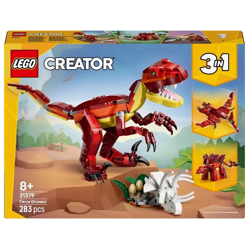 LEGO Creator 3in1 dinozauru konstruktors 31379. 283 gab.