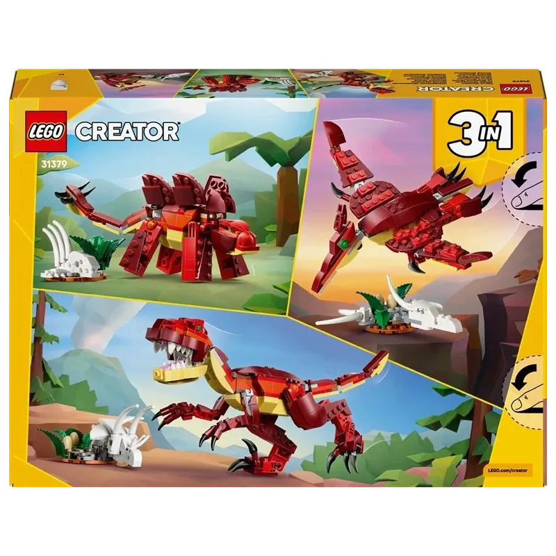 LEGO Creator 3in1 dinozauru konstruktors 31379. 283 gab.
