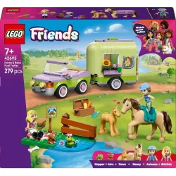 Constr lego horse&baby foal trailer42695