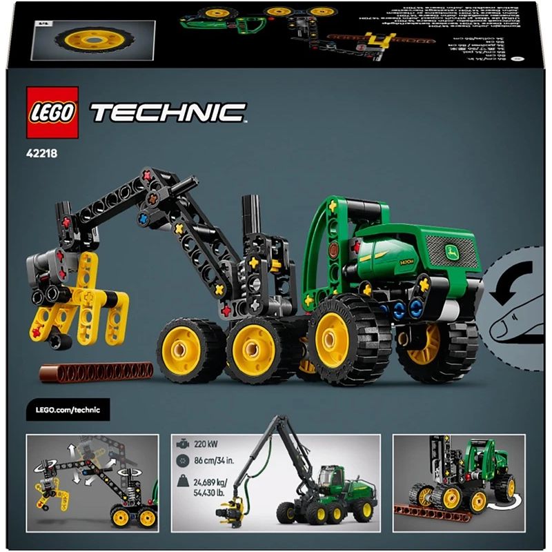 Konstruktors LEGO Technic John Deere 1470H 42218. 117gab.