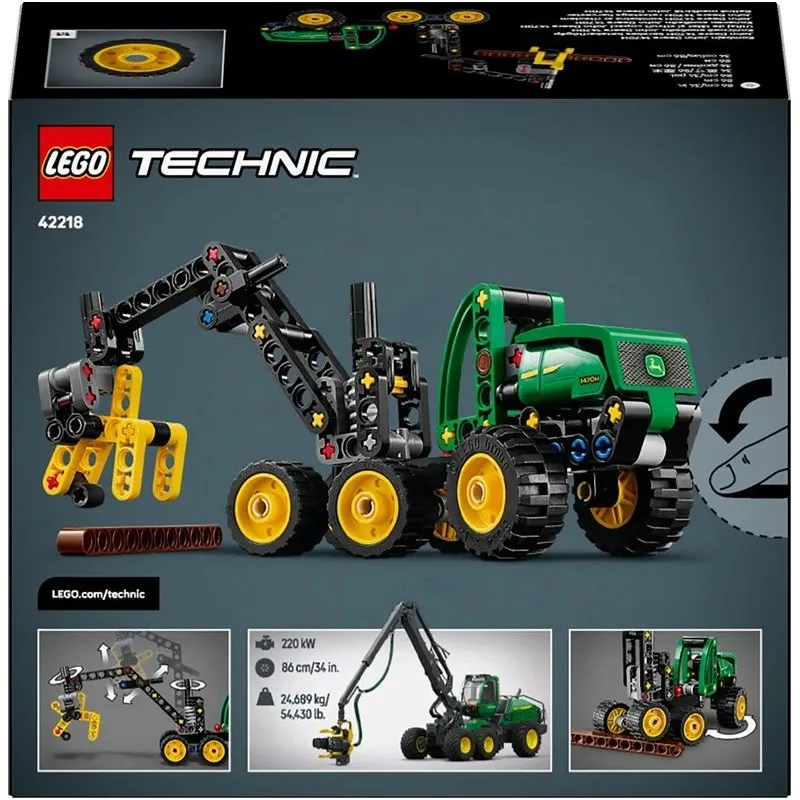 Konstruktors LEGO Technic John Deere 1470H 42218. 117gab.