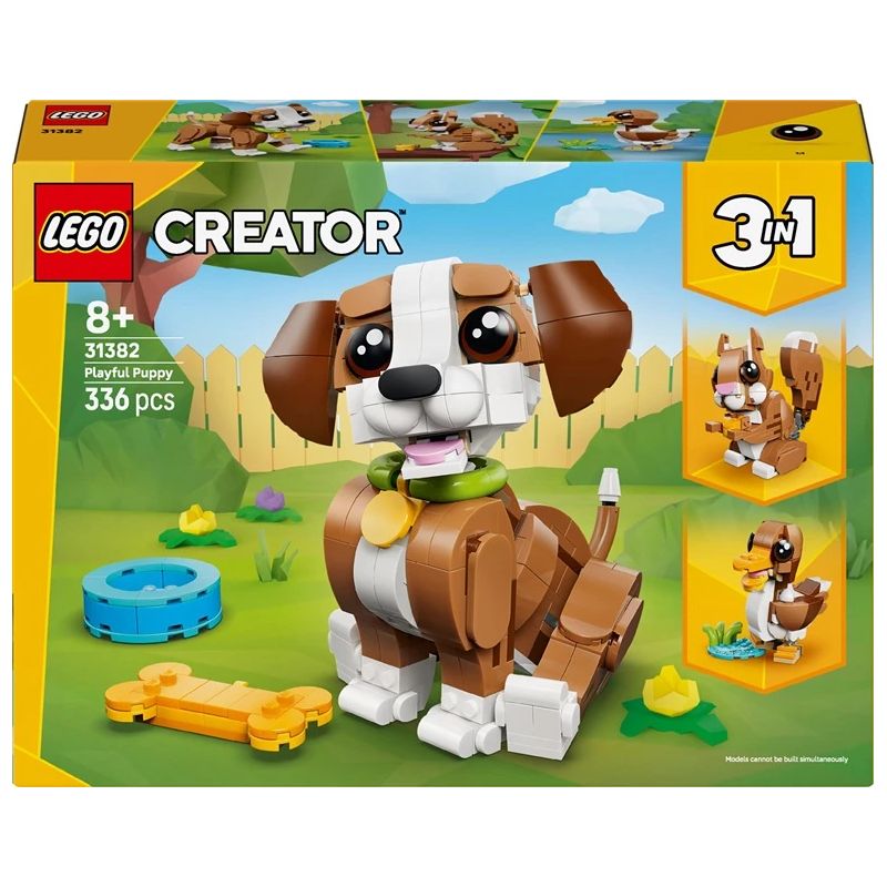 Constr lego cute animals puppy dog 31382