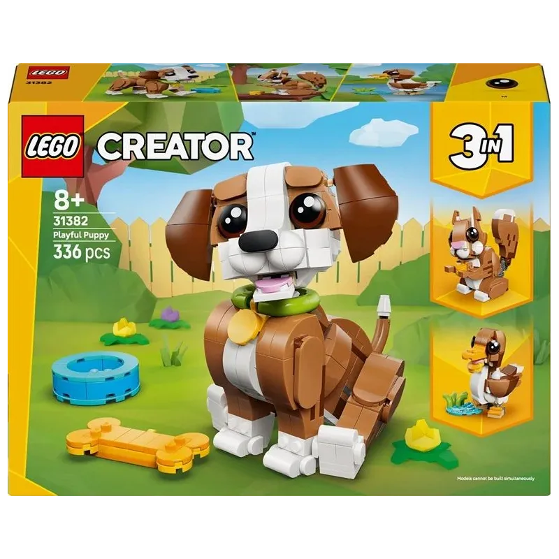 Konstruktorius LEGO Creator 3in1 šuniukas 31382. 336 vnt.