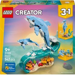 LEGO Creator 3in1 delfīni 31385. 542 gab.