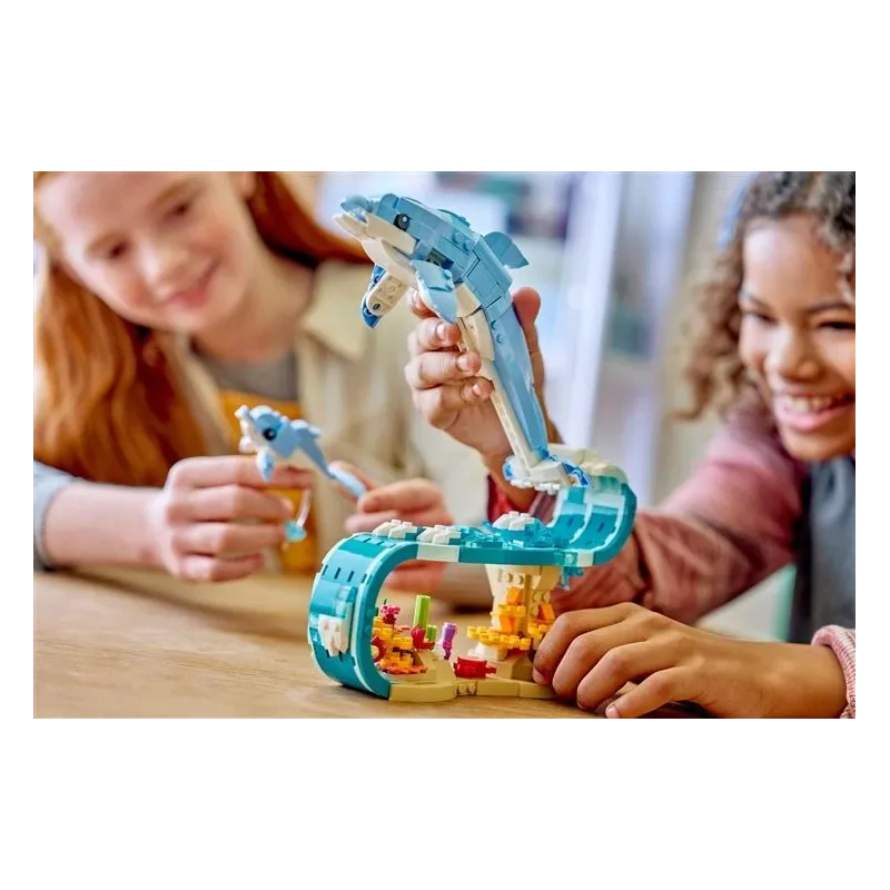 Konstruktorius LEGO Creator 3in1 delfinai 31385. 542 vnt.