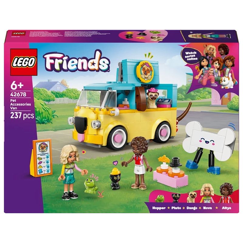 Konstruktors LEGO Friends Mājdzīvnieku busiņš 42678. 237gab