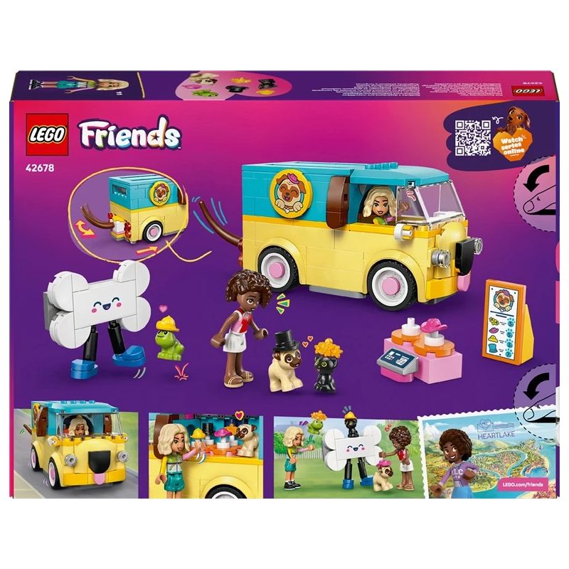 Konstruktors LEGO Friends Mājdzīvnieku busiņš 42678. 237gab