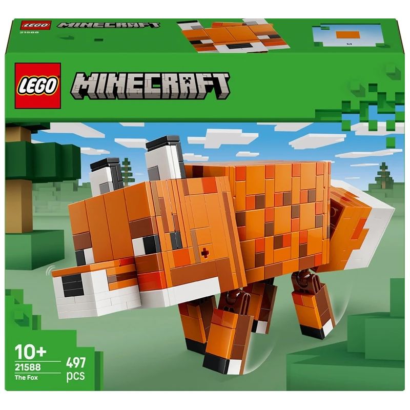 Konstruktors LEGO Minecraft The Fox 21588. 497 gab.