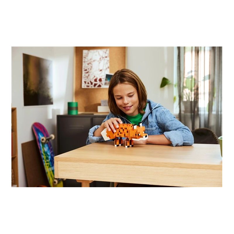 Konstruktors LEGO Minecraft The Fox 21588. 497 gab.