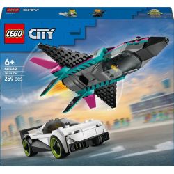 Constr lego jet vs. car 60489