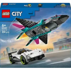 Constr lego jet vs. car 60489