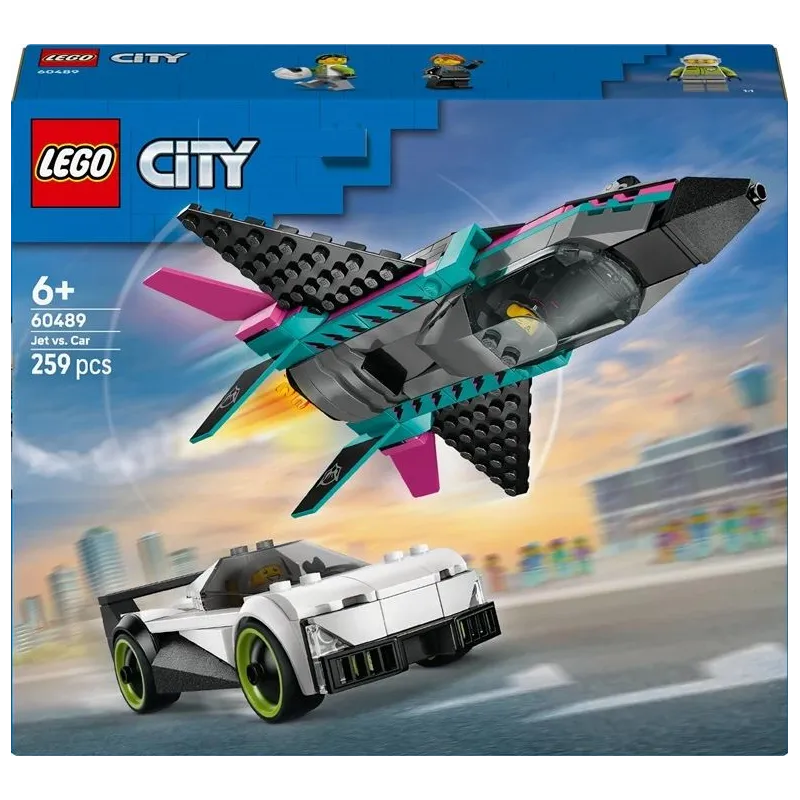LEGO City Reaktīvā lidmašīna 60489. 259 gab.