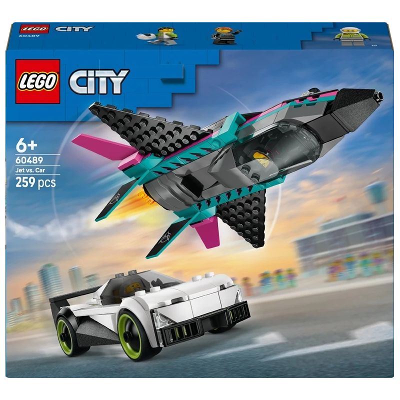 LEGO City Reaktīvā lidmašīna 60489. 259 gab.