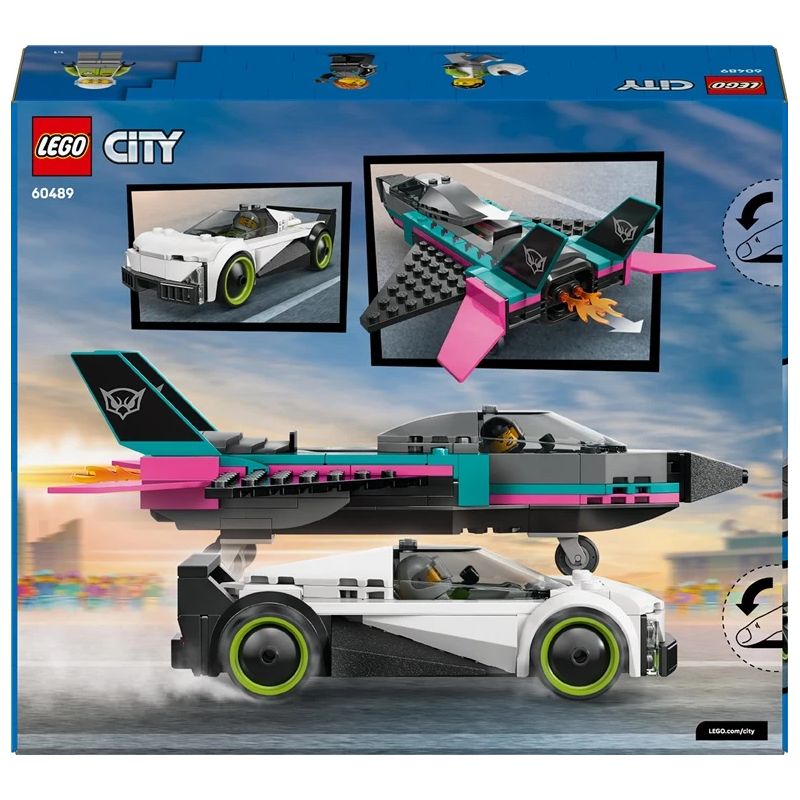 LEGO City Reaktīvā lidmašīna 60489. 259 gab.