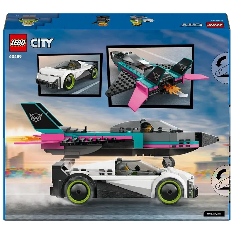 LEGO City Reaktīvā lidmašīna 60489. 259 gab.