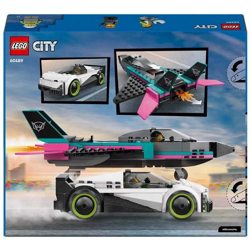 LEGO City Reaktīvā lidmašīna 60489. 259 gab.