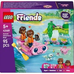 Constr lego axolotl adventure boat 42681