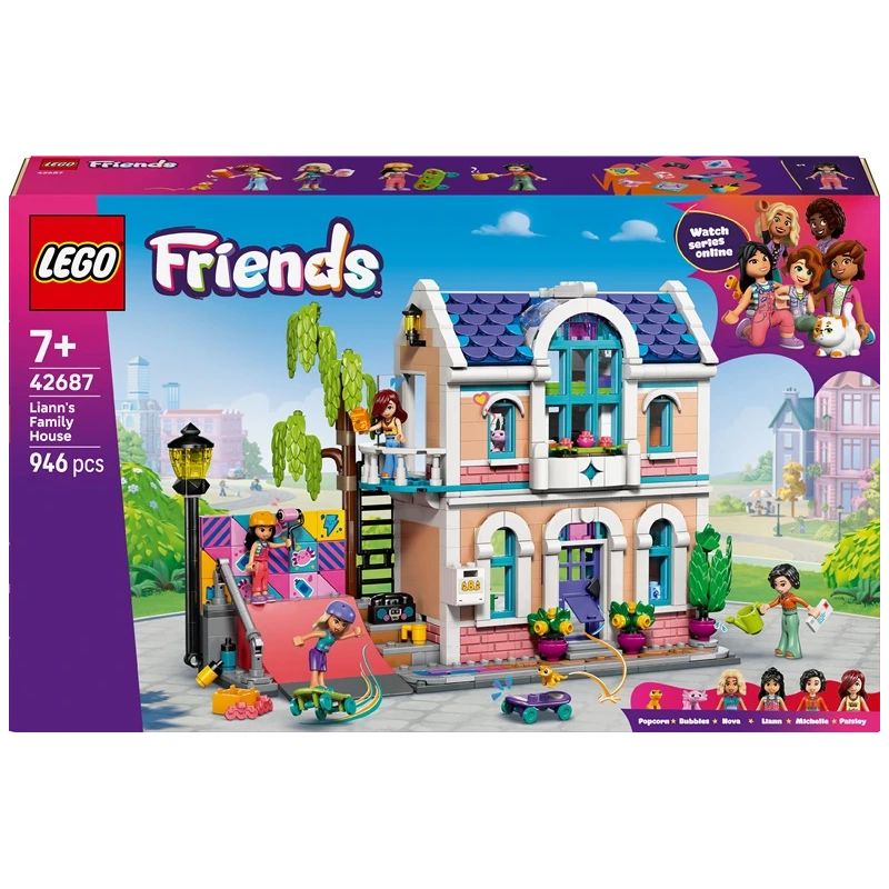 Constr lego lianns family house 42687