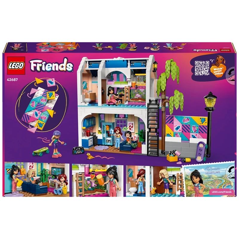 Constr lego lianns family house 42687