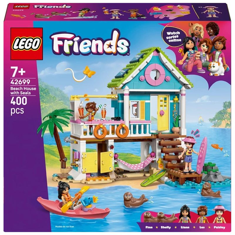 LEGO Friends Pludmales māja 42699. 400 gab.