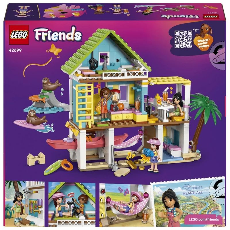 LEGO Friends Pludmales māja 42699. 400 gab.