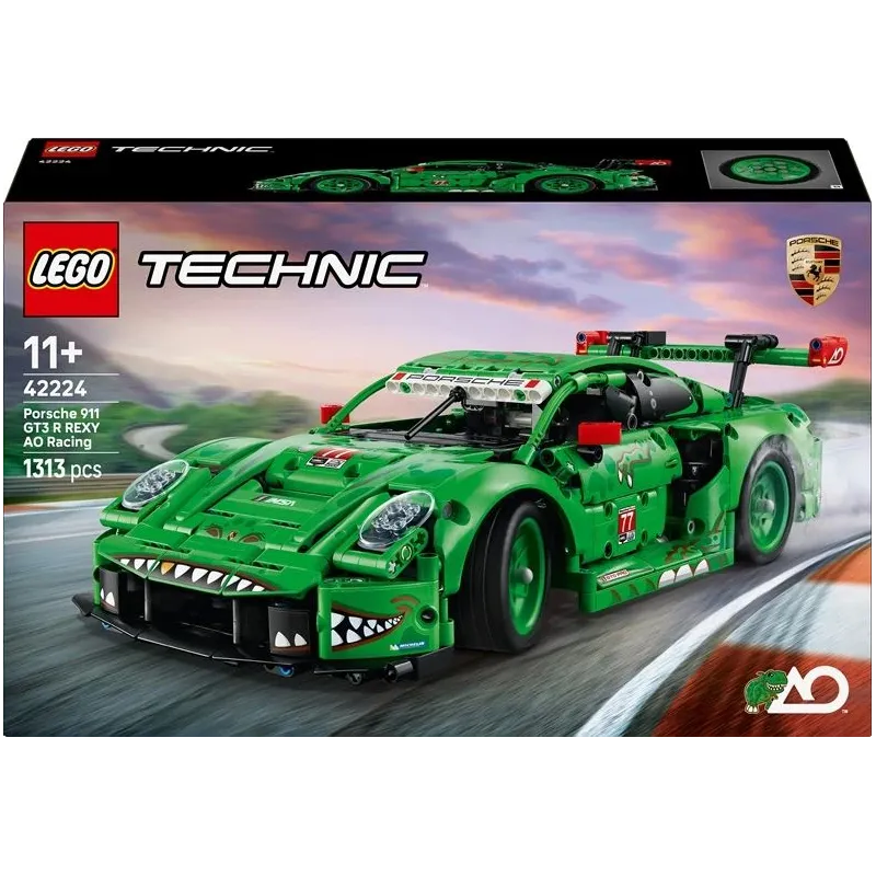 LEGO Technic Automobilis 911 konstruktors 42224. 1313 gab.