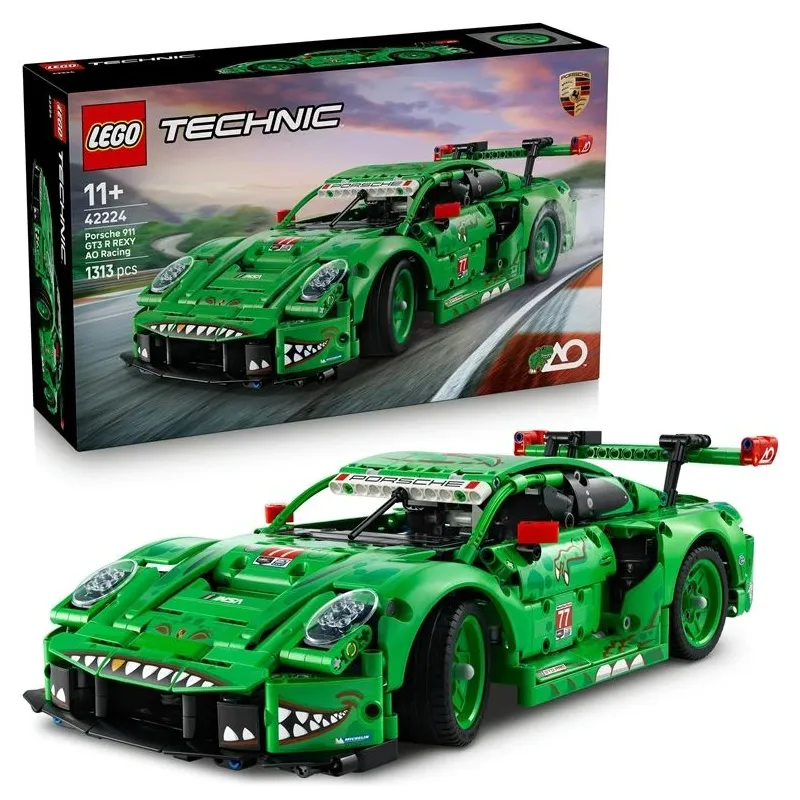 LEGO Technic Automobilis 911 konstruktors 42224. 1313 gab.