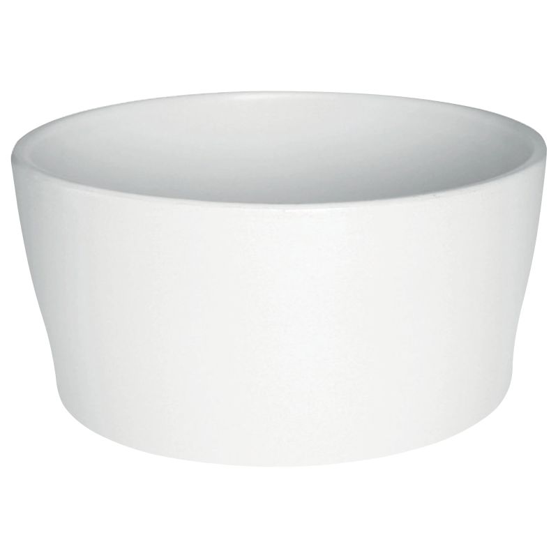 Puķu pods Domoletti, keramika, balta krās.