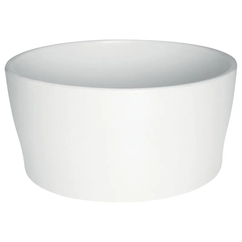 Puķu pods Domoletti, keramika, balta krās.