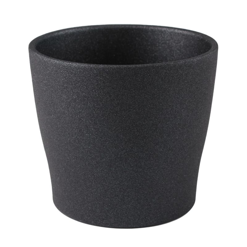 Puķu pods Domoletti, keramika, pelēka krās.