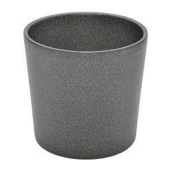 Puķu pods Domoletti, keramika, pelēka krās.